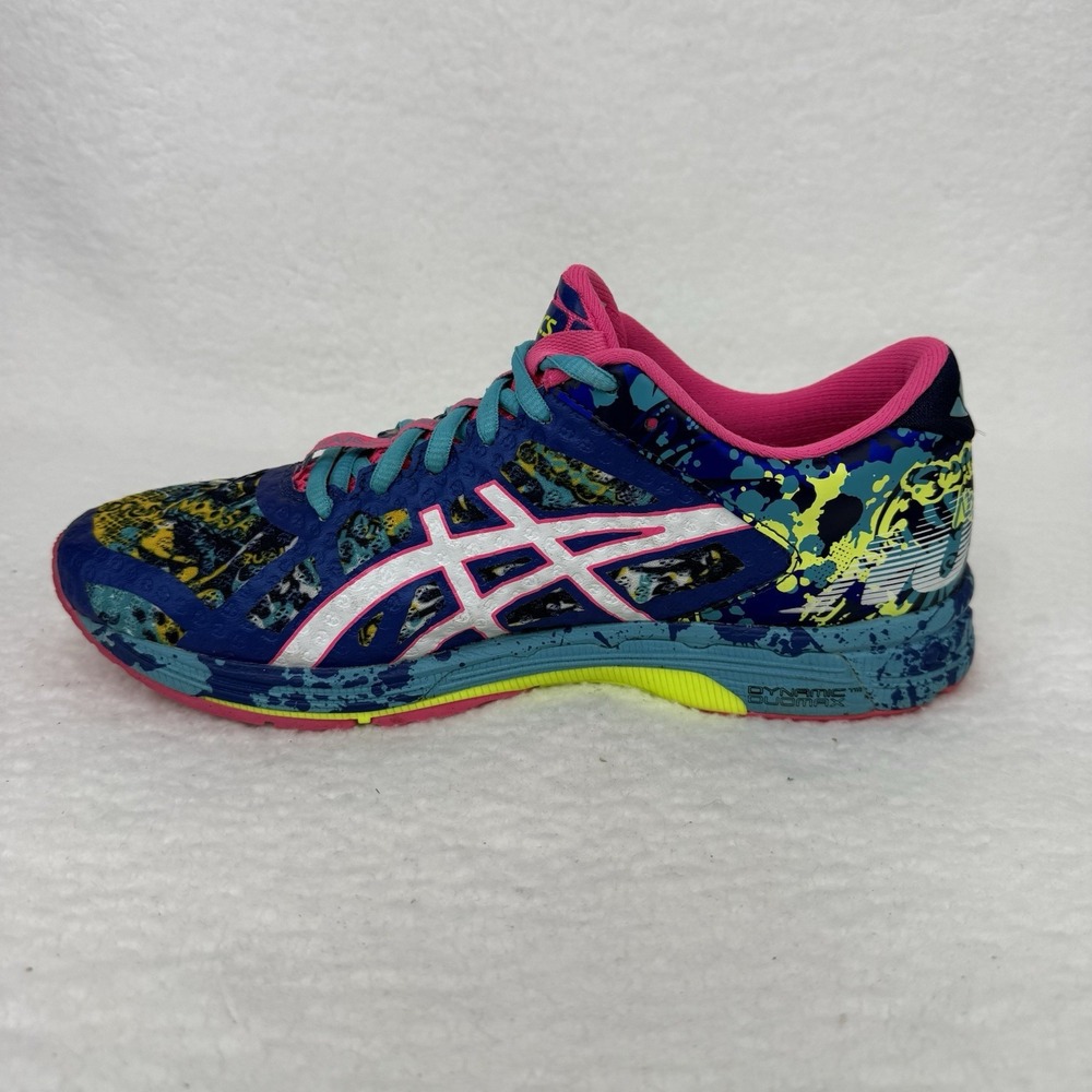 ASICS GEL-Noosa Tri 11 Women Running Shoes 9 Colorful Glow in Dark T676N - Picture 3 of 12